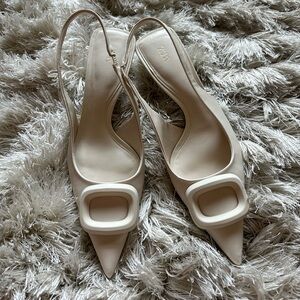 Zara women mini mule heels